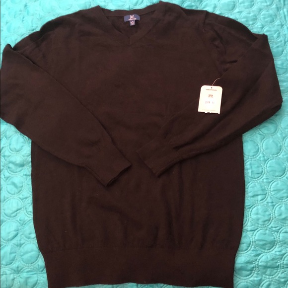 George V- Neck Black Small Sweater NWOT - Picture 2 of 6